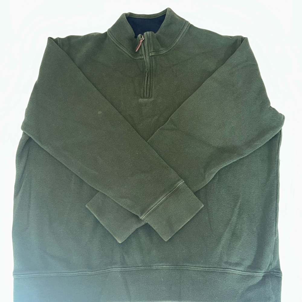 Lands' End Zip-Up Sweater
